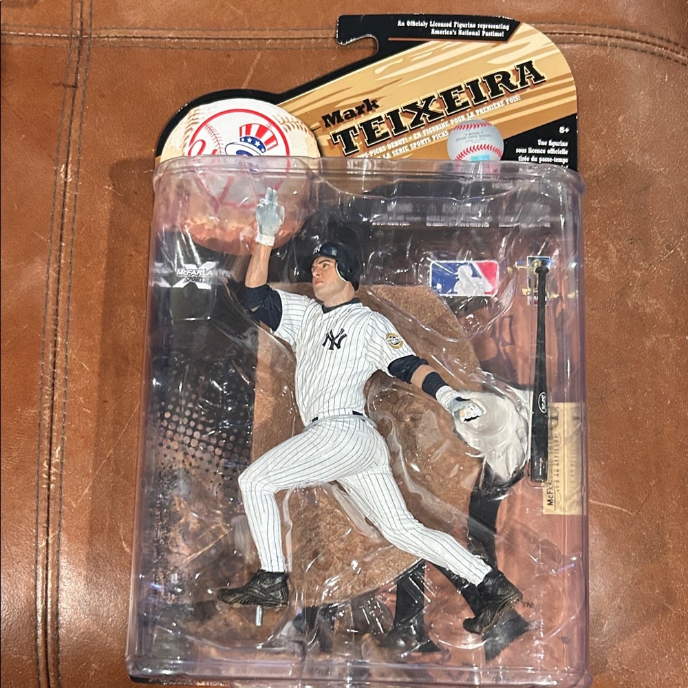 Mark Teixeira Action Figure - White and Black